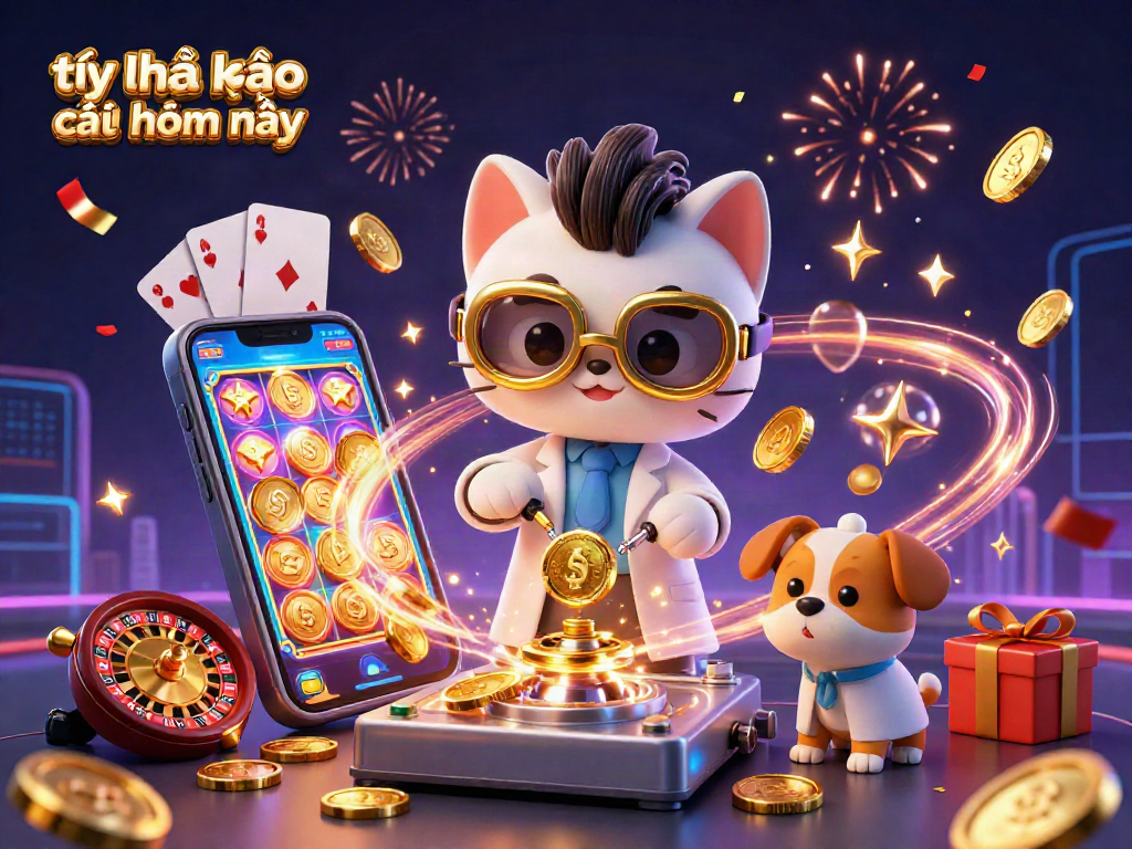 Engage with the thrill of tỷ lệ kèo nhà cái hôm nay through a lively 3D casino illustration.