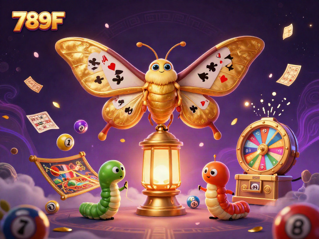 Experience thrilling gaming moments with 789F featuring vibrant casino elements and exciting lottery scenes.